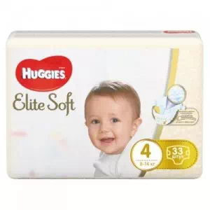 Підгузки Huggies Elite Soft-4 (8-14кг) №33- ціни у Пологах