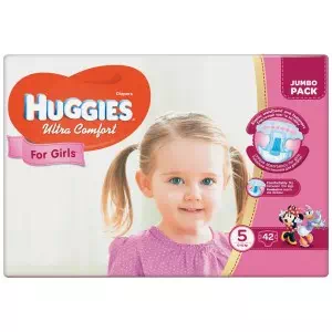 Подгузники Huggies Ultra Comfort Girl-5 №42- цены в Покрове