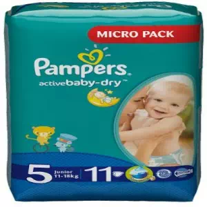 Підгузки 11 Памперс Junior Active Baby 11-18кг- ціни у Хмільнику