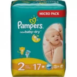 Підгузки 17 Памперс Mini New Baby 3-6кг- ціни у Миргороді