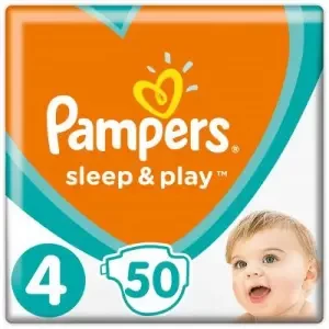 Підгузки 50 Pampers Sleep & Play Mаxi 7-14кг- ціни у Пологах