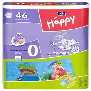 Подгузники для детей Bella Baby Happy Before NewBorn 46 Green Tea 0-2кг- цены в Днепре
