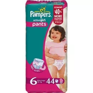 Подгузники для детей PAMPERS ACTIV GIRL extra large р.6 (16+кг)№44- цены в Днепре