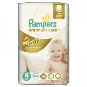 Підгузки для дітей PAMPERS Premium Care maxi р.4(7-14кг) №66- ціни у Лубни
