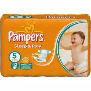 Підгузки для дітей PAMPERS SLEEP & PLAY Junior (р.5 11-18кг) №42- ціни у Миргороді
