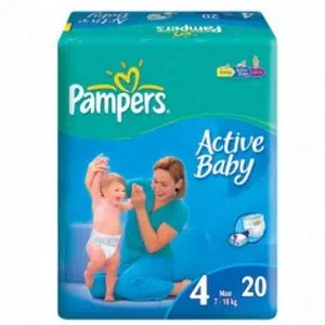 Підгузки Pampers Active Baby Максі №20- ціни у Обухові
