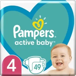 Подгузки PAMPERS Active Baby Dry Максі 9-14кг N49- ціни у Переяслав - Хмельницькому
