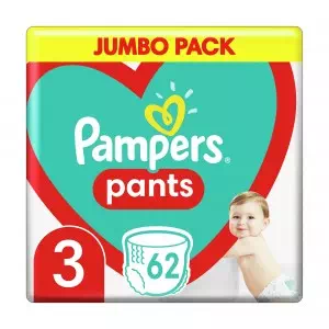 Підгузки PAMPERS трусики Pants Midi Джамбо (6-11кг) №62- ціни у Енергодарі