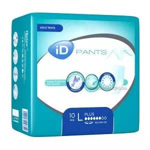 Подгузники трусики для взрослых ID Pants Plus L №10- цены в пгт. Новой Праге