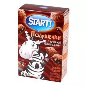 Подушечки шоколадные Start 100г Акса- цены в Одессе