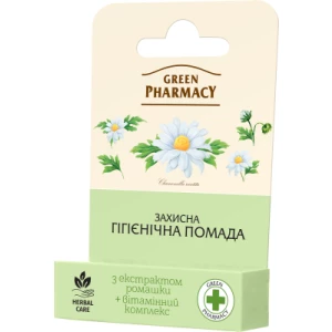 Гигиеническая помада Green Pharmacy Защитная с экстрактом ромашки 3,6 г- цены в Кривой Рог