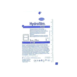 Повязка пленочная прозрачная с абсорбирующей подушечкой Hydrofilm Plus 5х7.2см- цены в Першотравенске
