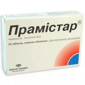 ПРАМІСТАР таблетки, в/о, по 600 мг №20 (10х2)- ціни у Кам'янці-Подільському
