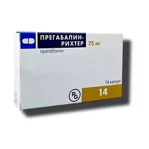 Прегабалін-Ріхтер капсули 75 мг №14- ціни у Дніпрі