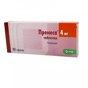 ПРЕНЕСА таблетки по 4 мг №90 (10х9)- ціни у смт. Нова Прага