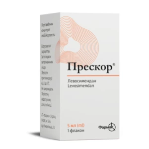Прескор концентрат для приготування розчину для інфузій 2,5мг/мл флакон 5мл- ціни у Новомосковську