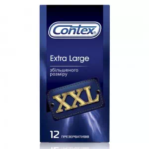 ПРЕЗЕРВАТИВЫ CONTEX® XXL (увеличенного размера) №12- цены в Днепре