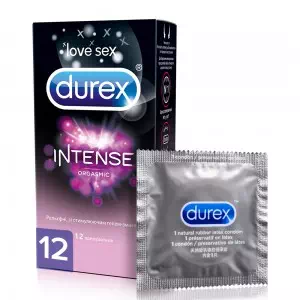 Презервативи Дюрекс Intense Orgasmic N12- ціни у Дніпрі