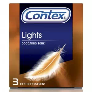 ПРЕЗЕРВАТИВЫ CONTEX® LIGHTS (особенно тонкие) №3- цены в Кременной