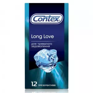 ПРЕЗЕРВАТИВЫ CONTEX® LONG LOVE (для длительного удовольствия) №12- цены в Днепре
