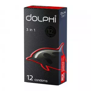 Презервативы DOLPHI Три в одному 12 шт медпак (DOLPHI Три в одному 12)- цены в Никополе