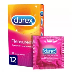 Презервативы DUREX №12 PLEASUREMAX- цены в Сумах