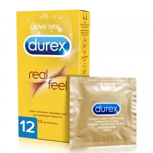 Презервативи Дюрекс REALFEEL N12- ціни у Дніпрі