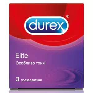 Презервативи Дюрекс ELITE №3- ціни у Дніпрі