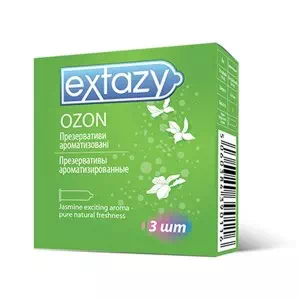 Презервативи EXTAZY лат. зі змащенням ароматизовані №10- ціни у Кривому Розі