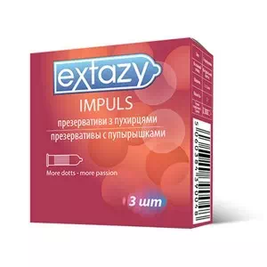Презервативы Extazy с пупырышками №3- цены в Першотравенске