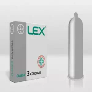 Презервативи LEX Ribbed 3 шт- ціни у Новомосковську