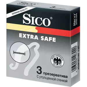 Презервативы Sico EXTRA SAFE утолщенные N3- цены в Тернополе