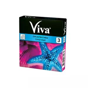 Презервативы Viva №3 точечные- цены в Шостке