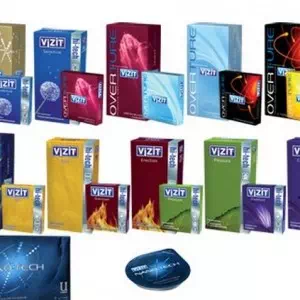 Презервативи Візит кольорові ароматизовані №3- ціни у Дрогобичі