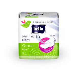 Прокладки Белла перфекта ультра Green драйнет N10- ціни у Дніпрі