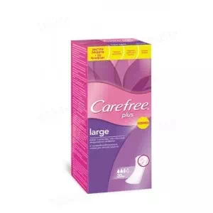 Прокладки щоденні Carefree Plus Large гігієнічні, 20 штук- ціни у Дніпрі
