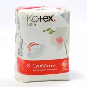 Прокладки Котекс ультра Dry супер N8- ціни у Обухові