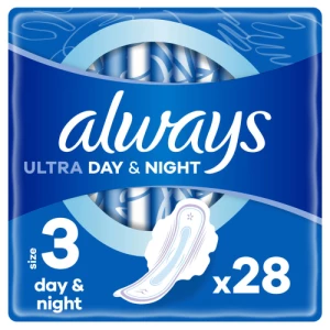Прокладки Always Ultra з ароматом Day/Night Quatro №28- ціни у Чернігові