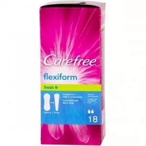 Прокладки Carefree FlexiForm №18- цены в Южноукраинске