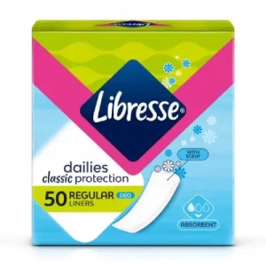 Проклалки щоденні Libresse Dailes Classic Protection Regular №50- ціни у Обухові