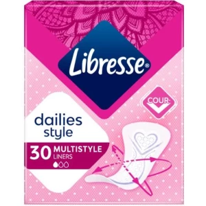 Прокладки гигиенические Libresse Dailies style Multistyle 30 шт- цены в Луцке
