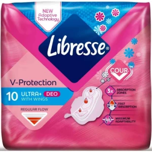 Гигиенические прокладки LIBRESSE ULTRA+REGULAR №10- цены в Горишних Плавнях