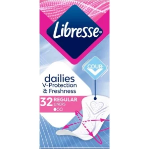 Прокладки Libresse Daily Fresh Plus Normal №32- ціни у Запоріжжі