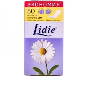 Прокладки Lidie ежедневные Camomile Deo Normal №50- цены в Тернополе