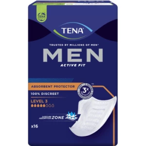 Прокладки урологічні TENA Men Active Fit Level 3 №16- ціни у Тульчині