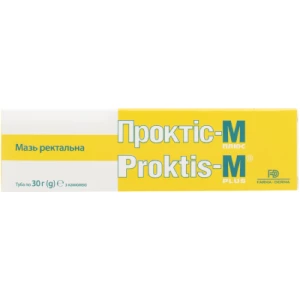 Proktis-M Plus ректальная мазь 30г