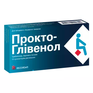 Прокто-Гливенол суппозитории (свечи) 400мг №10- цены в Днепре