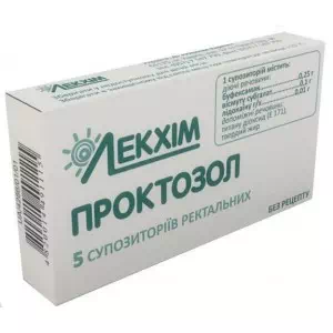 Проктозол суппозитории (свечи) ректальные №5- цены в Соледаре