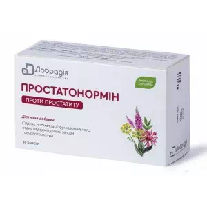 Инструкция к препарату Простатонормин капсулы №30