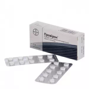 ПРОВІРОН таблетки по 25 мг №20 (20х1)- ціни у Першотравенську